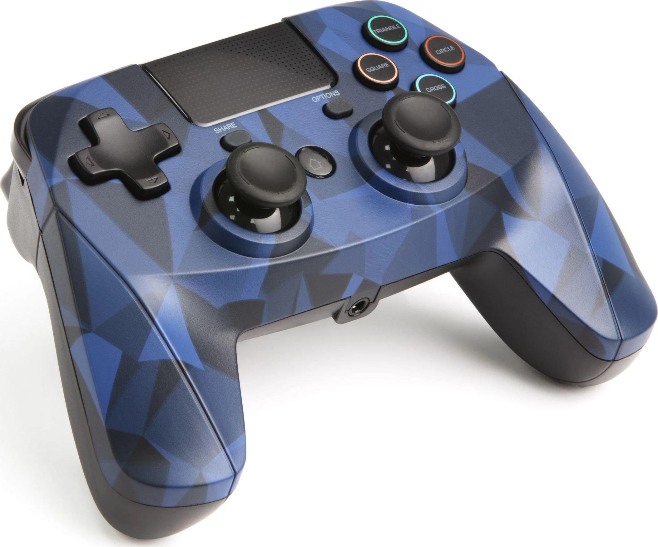 Įvairūs „Snakebyte Playstation“ valdikliai ŽAIDIMAS: PAD 4 S WIRELESS Camouflage Blau (PS4)