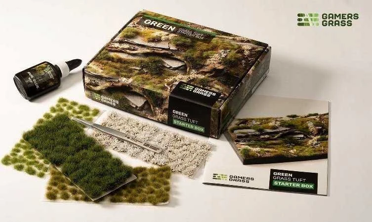Gamers Grass: „Tuft Starter“ dėžutės – „Žalias Grass“