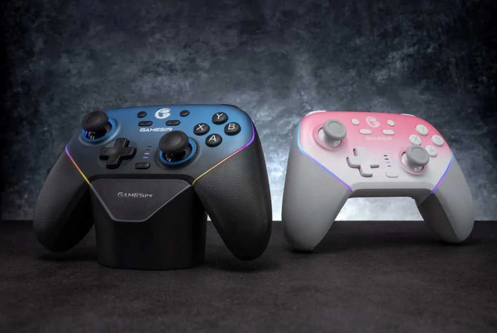GameSir SuperNova T4n Pro belaidis žaidimų valdiklis rožinės spalvos