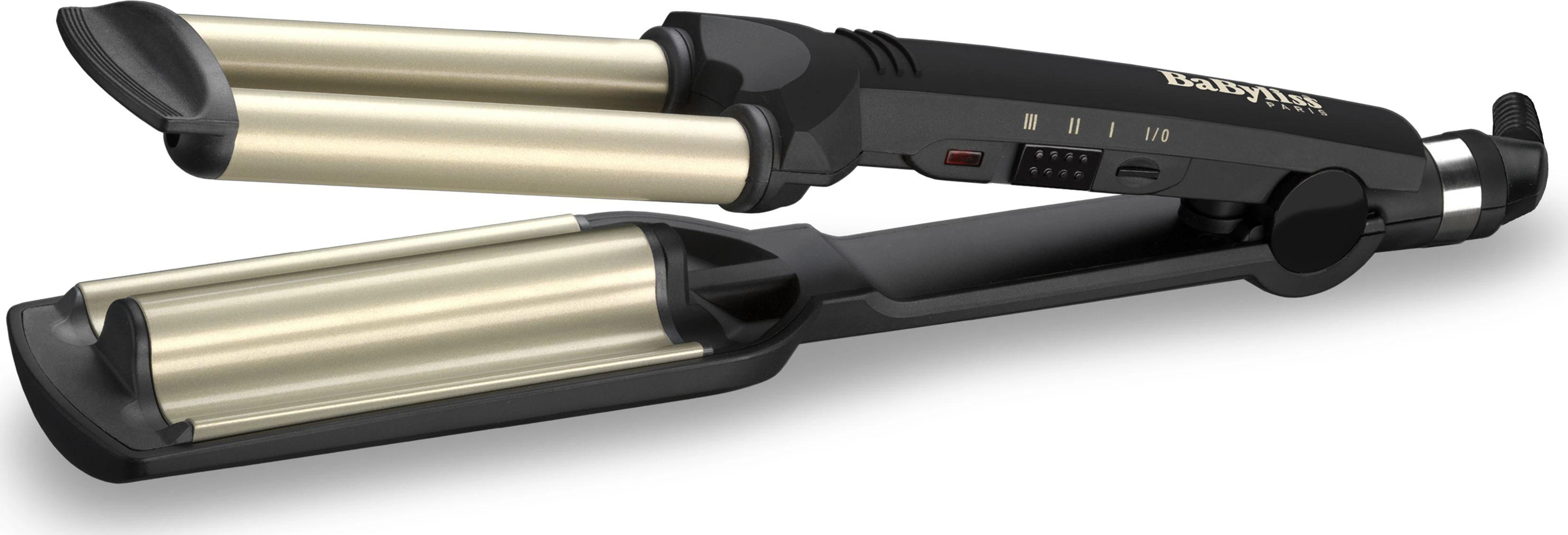 BABYLISS Hair Suktukas C260E Easy wave plaukų garbanojimo geležis Keraminė šildymo sistema, Statinės skersmuo 15 mm, Temperatūra (min) 160 °C, Temperatūra (maks.) 200 °C, Šildymo lygių skaičius 3, 60 W, Juodas, Taip, Taip