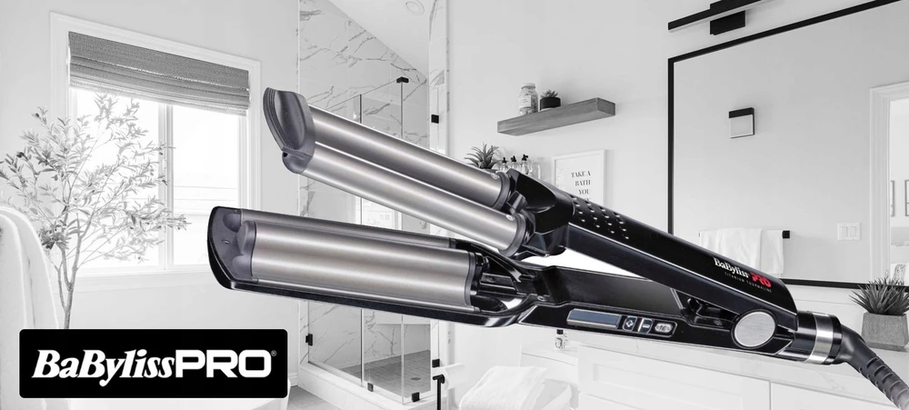 3D garbanų formavimo žnyplės BaByliss PRO BAB2369TTE su jonų technologija