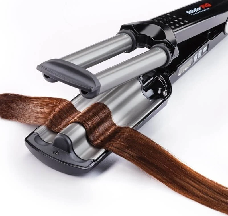 Trigubos plaukų bangavimo žnyplės BaByliss PRO BAB2469TTE su jonų technologija