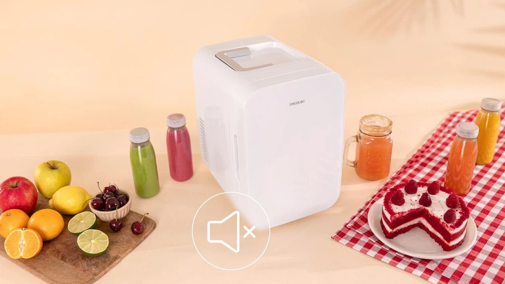 Garbanojimo žnyplės Cecotec Cecotec Bolero MiniCooling 6L Bahamas Baltas Turistinis šaldytuvas Baltas
