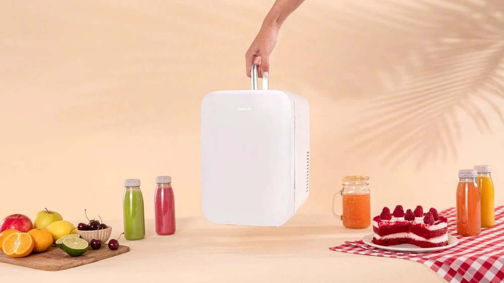 Garbanojimo žnyplės Cecotec Cecotec Bolero MiniCooling 6L Bahamas Baltas Turistinis šaldytuvas Baltas