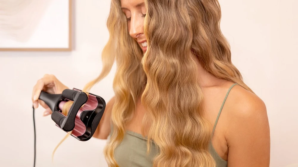 Garbanojimo žnyplės Cecotec Plaukų bangavimo žnyplės RitualCare 1000 Summer Waves