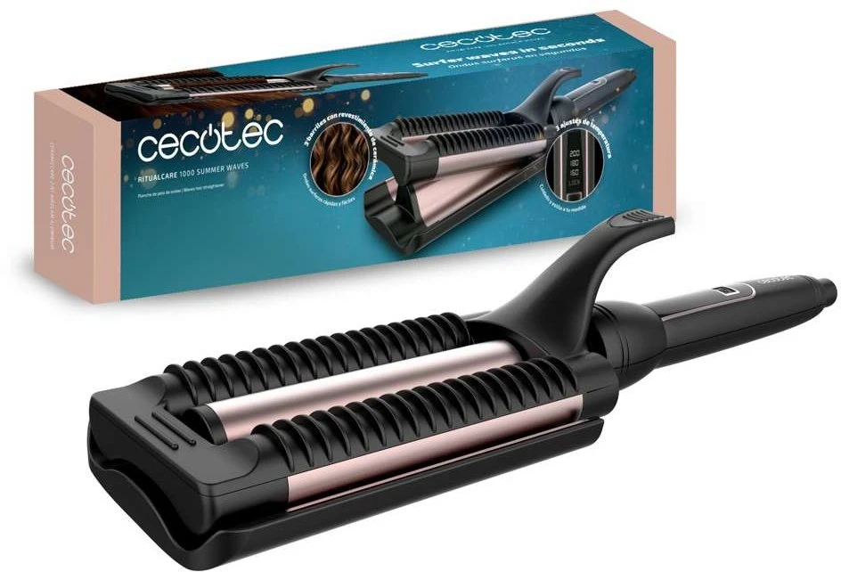 Garbanojimo žnyplės Cecotec Plaukų bangavimo žnyplės RitualCare 1000 Summer Waves