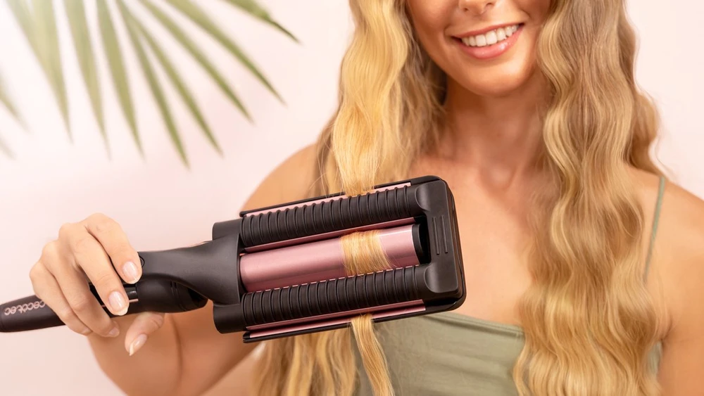 Garbanojimo žnyplės Cecotec Plaukų bangavimo žnyplės RitualCare 1000 Summer Waves