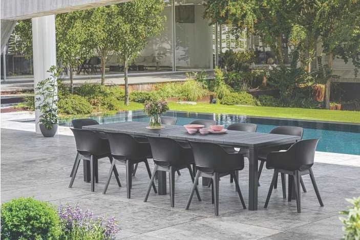 Keter Garden table Julie Double Table ( 2 configurations) pilkas