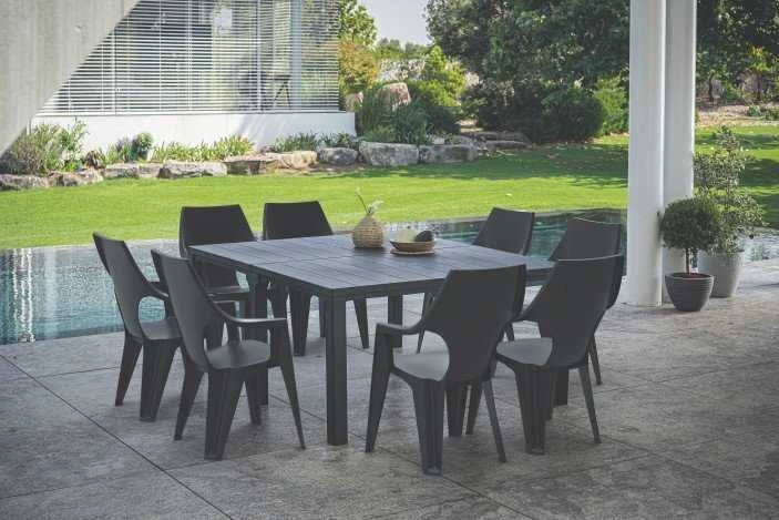 Keter Garden table Julie Double Table ( 2 configurations) pilkas