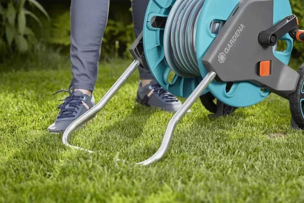 Gardena AquaRoll M, sumontuotas su 20 m CLASSIC žarna 1/2"