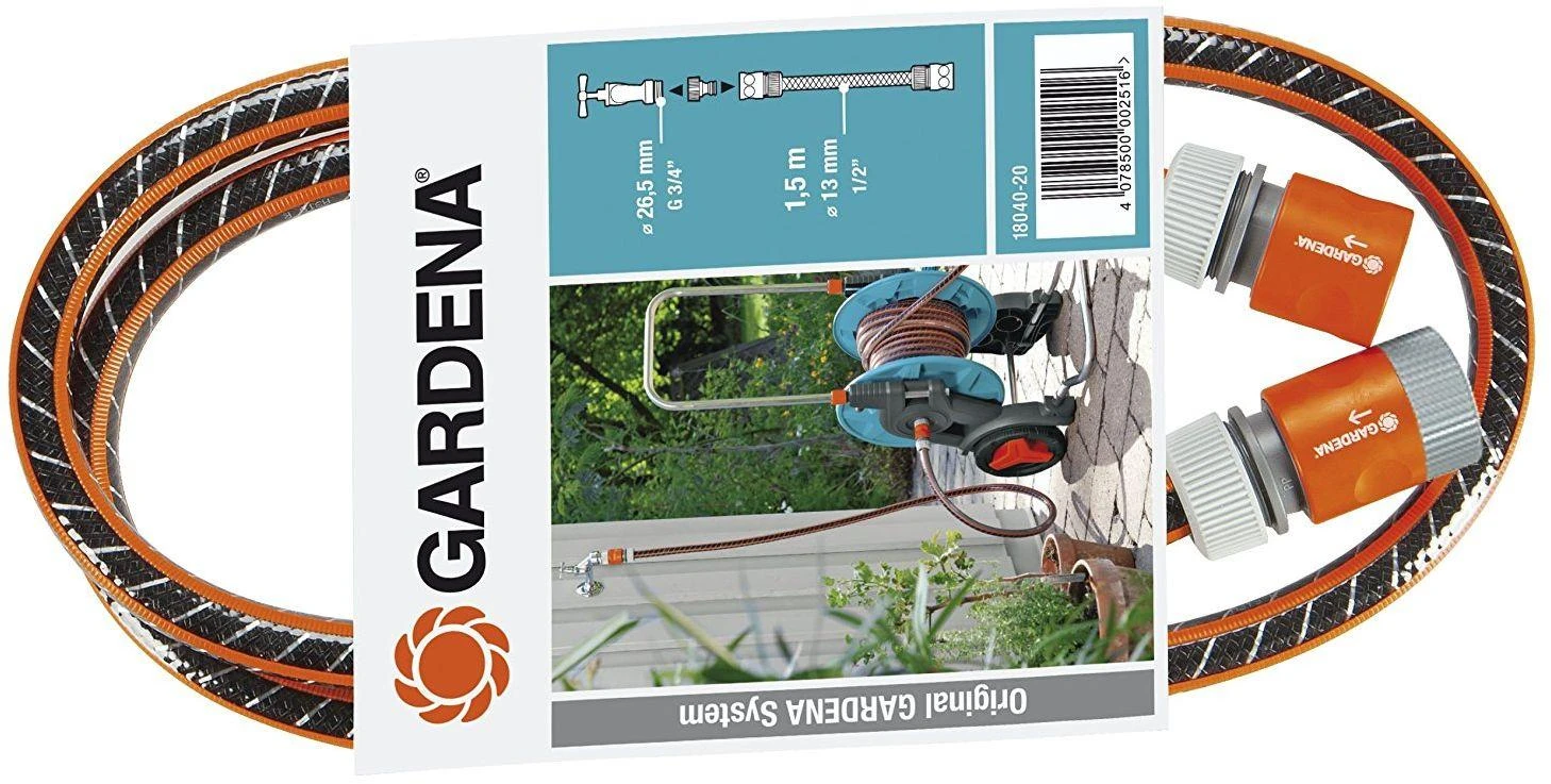 Gardena Connection set 18040-20 13 mm 1/2" Juodas/Oranžinis