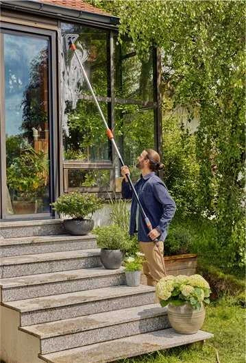 Gardena "Cleansystem" plovimo šepetys "Soft Flex" didesniems, pažeidžiamiems paviršiams