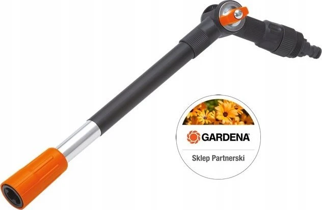 Gardena "Cleansystem" rankena "Flex", prijungiama prie vandens tiekimo, skirta sunkiai pasiekiamoms vietoms plauti