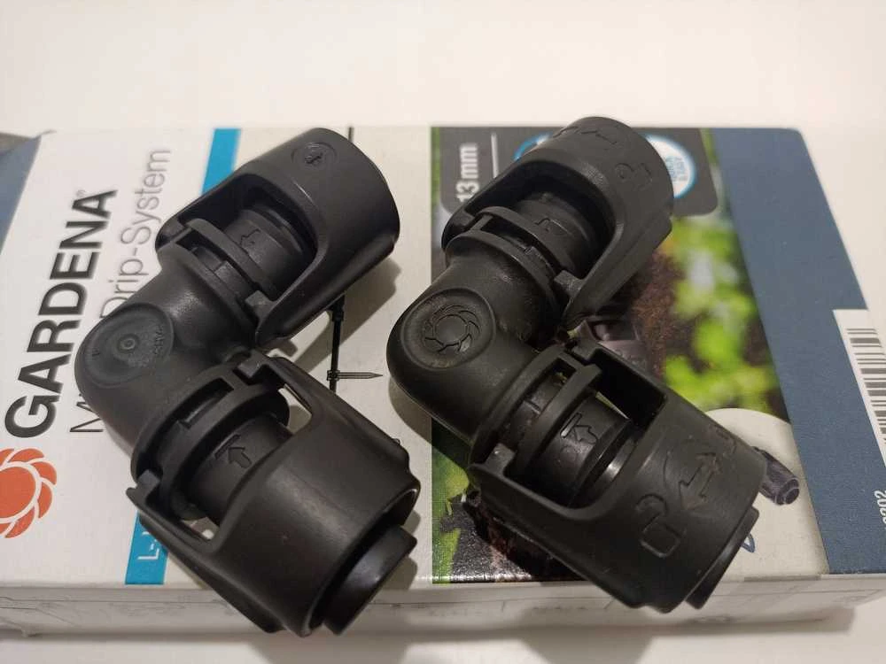Jungtis Gardena L-Piece 970606601, 13mm, 2 vnt.