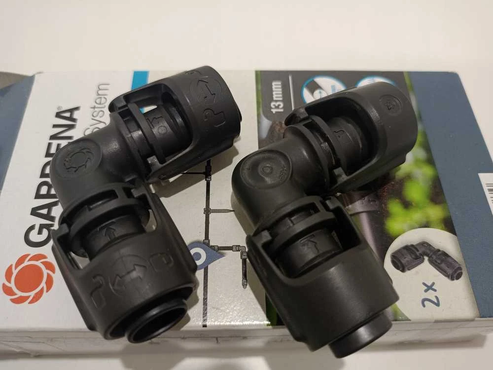Jungtis Gardena L-Piece 970606601, 13mm, 2 vnt.