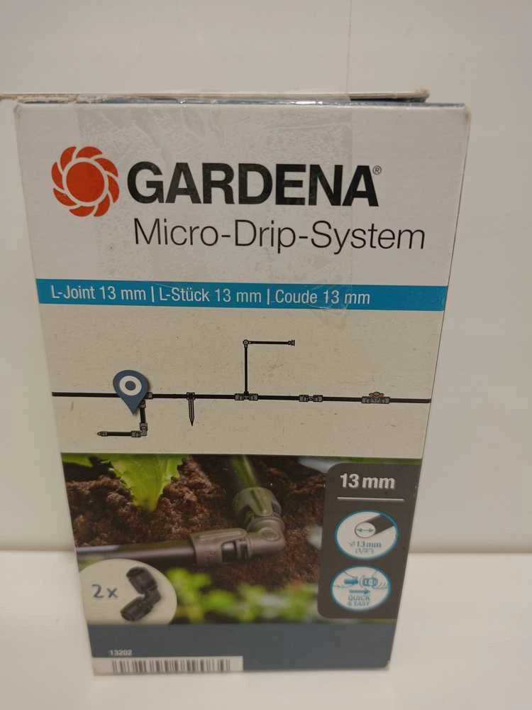 Jungtis Gardena L-Piece 970606601, 13mm, 2 vnt.
