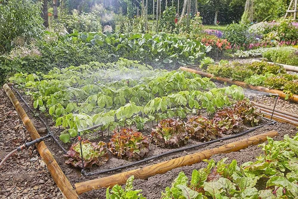 Gardena Lašelinio drėkinimo rinkinys daržovių lysvėms/gėlynams (60 m²)​