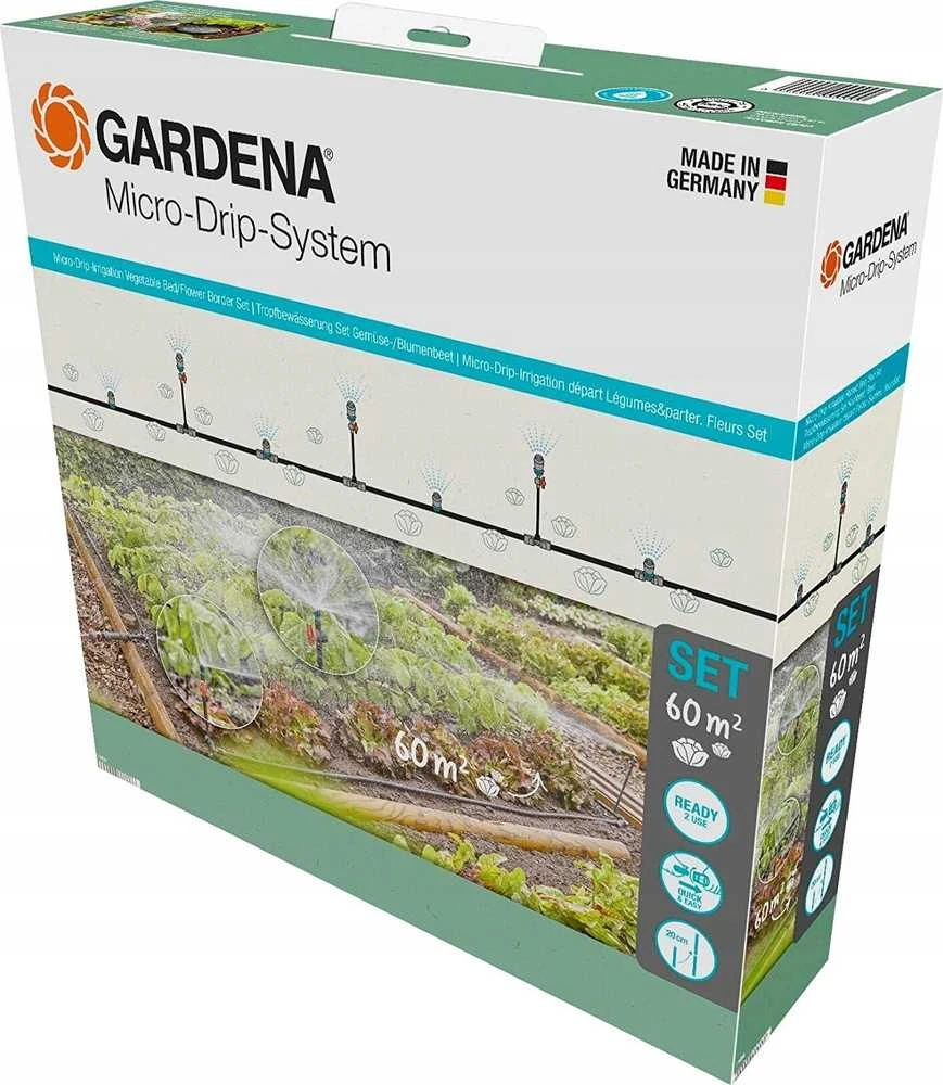 Gardena Lašelinio drėkinimo rinkinys daržovių lysvėms/gėlynams (60 m²)​