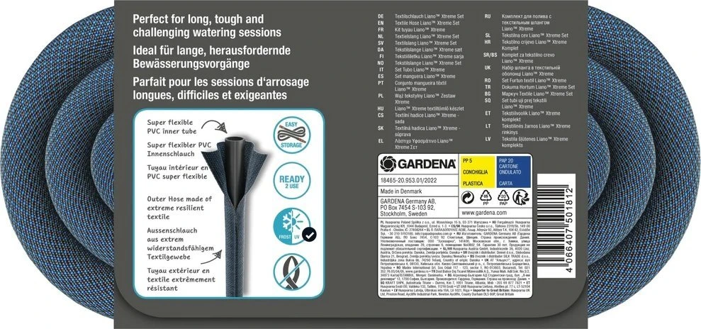 Gardena Tekstilinės žarnos Liano™ Xtreme 15 m rinkinys