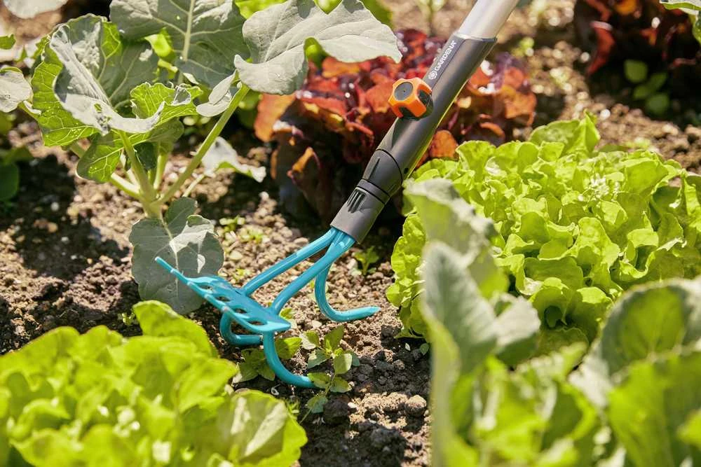 Gardena Combisystem trinagis-ravėtuvas