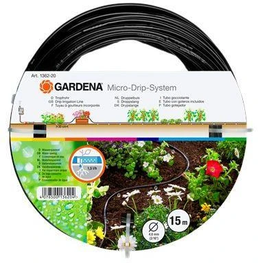 Gardena Lašelinio drėkinimo vamzdis 4.6 mm (3/16"), 15 m
