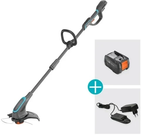Gardena PowerTrim 30 18V Set 4.0 Ah akumuliatorinės žoliapjovės komplektas su 18V P4A baterija | ‎14703-20