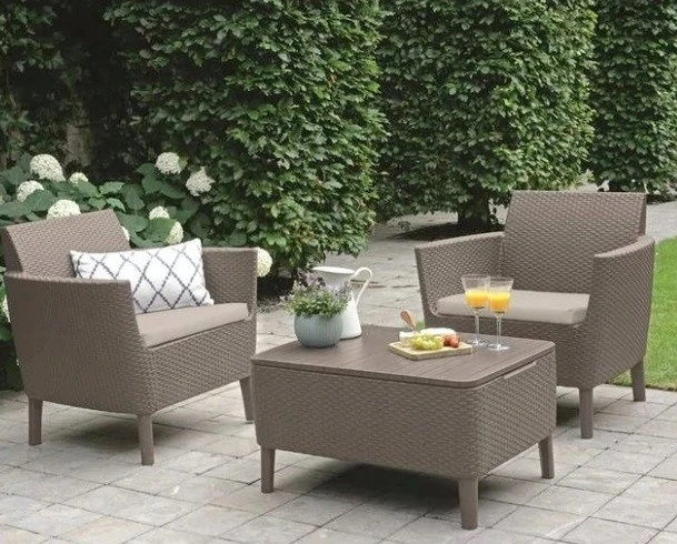 Lauko baldų komplektas Keter Sodo baldų komplektas "Salemo Balcony Set beige
