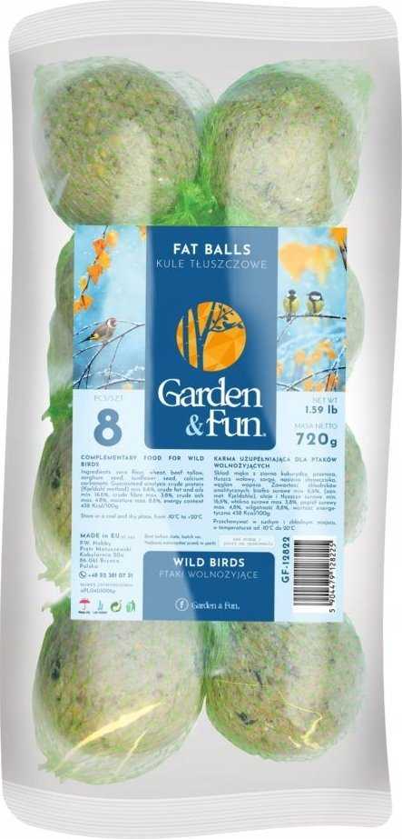 Garden&Fun Riebalų kamuoliukai laukiniams paukščiams 8 vnt. GF-12822