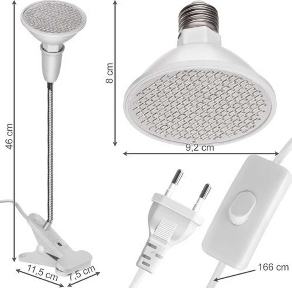 Gardlov 200 LED lempa augalų augimui