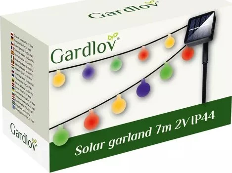 Solar garland 7m 2V IP44 Gardlov 23865