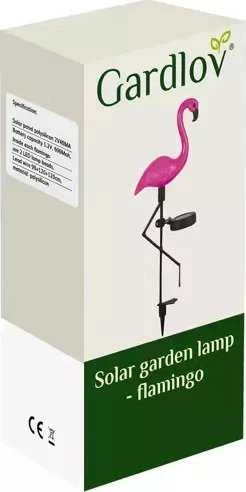 Solar garden lamp - flamingo Gardlov 21151