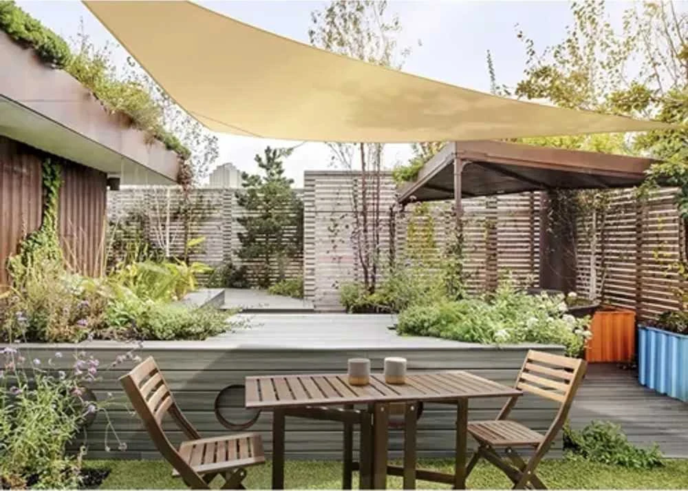 Sunshade sail 3x3x3 beige Gardlov 23146