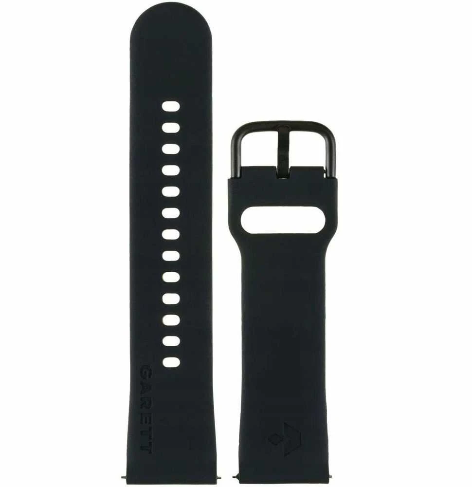 Garett Dirželis universalus silikonowy juoda 20 mm