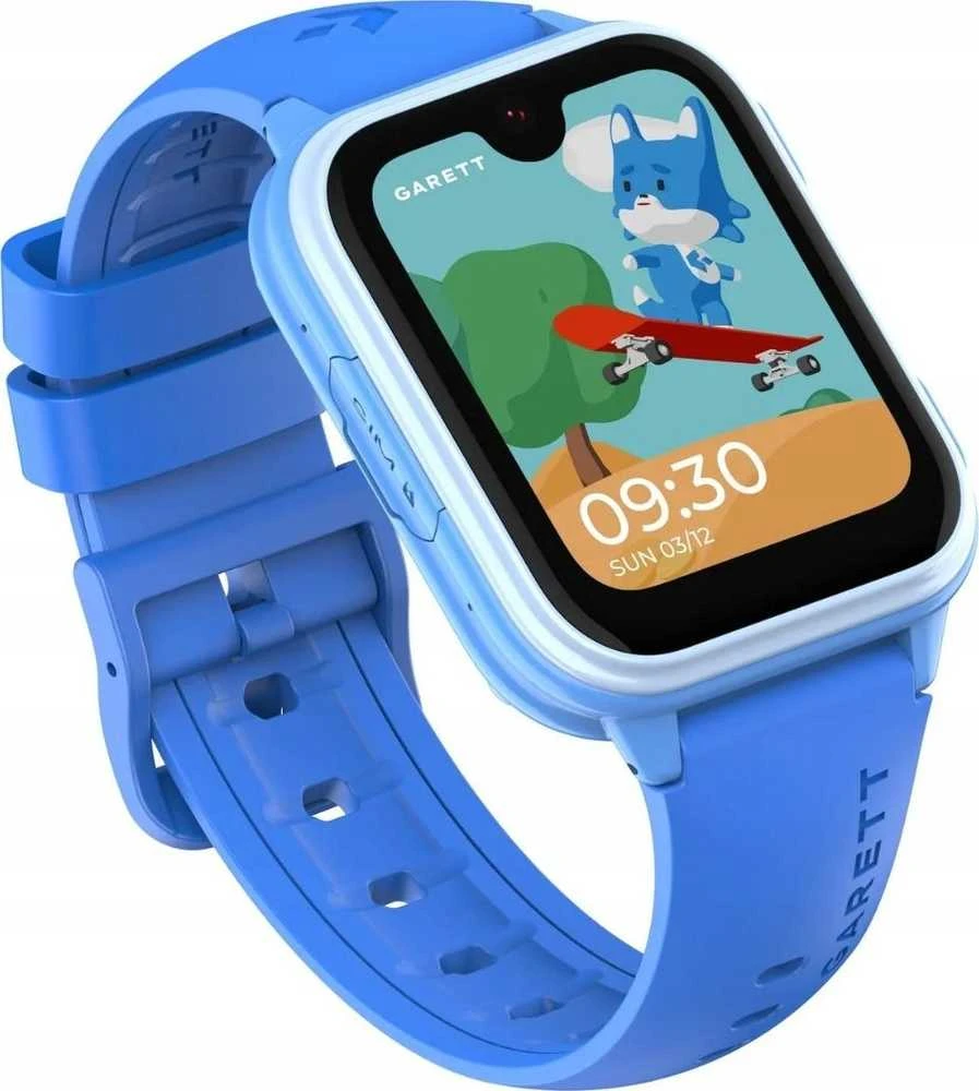 Vaikiškas išmanusis laikrodis Garett Kids Vibe 4G, su lietuvišku meniu, mėlynas