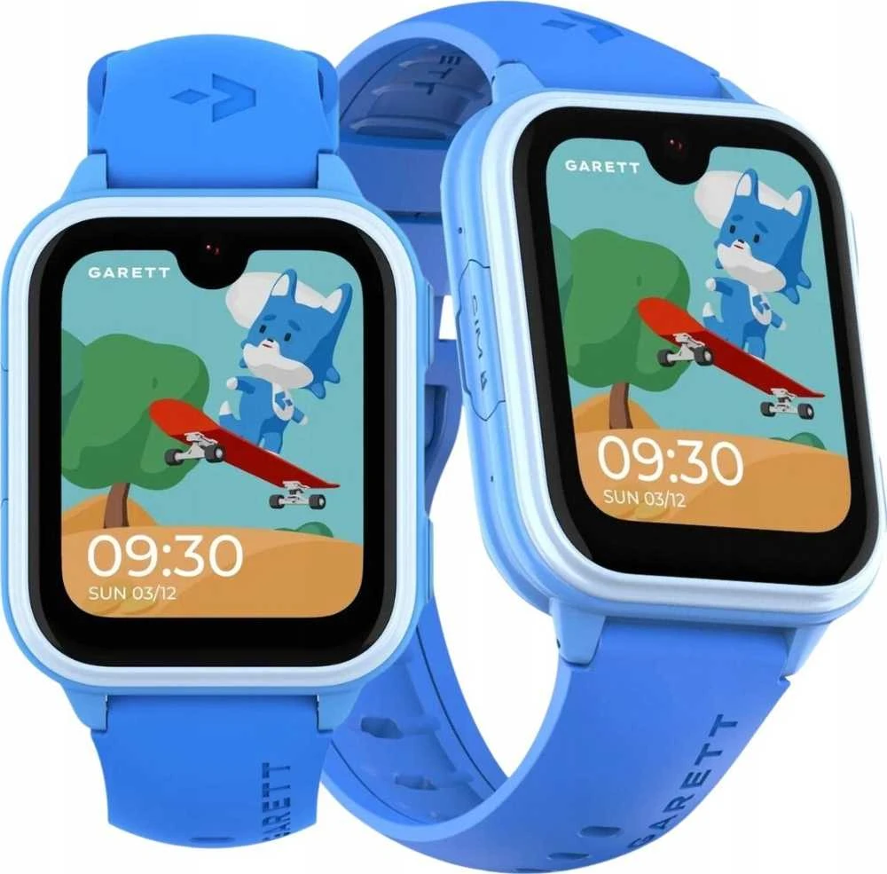 Vaikiškas išmanusis laikrodis Garett Kids Vibe 4G, su lietuvišku meniu, mėlynas