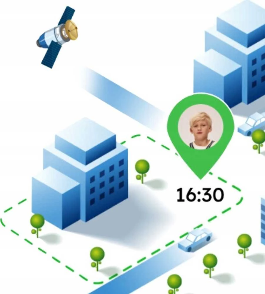 Vaikiškas išmanusis laikrodis Garett Kids Vibe 4G, su lietuvišku meniu, mėlynas