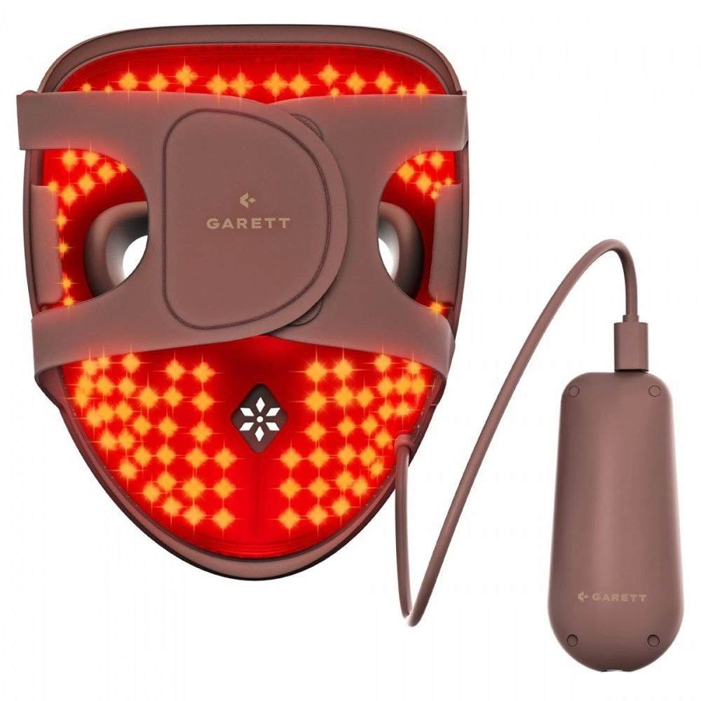 Garett Beauty Skin Ritual LED veido ir kaklo kaukė ruda