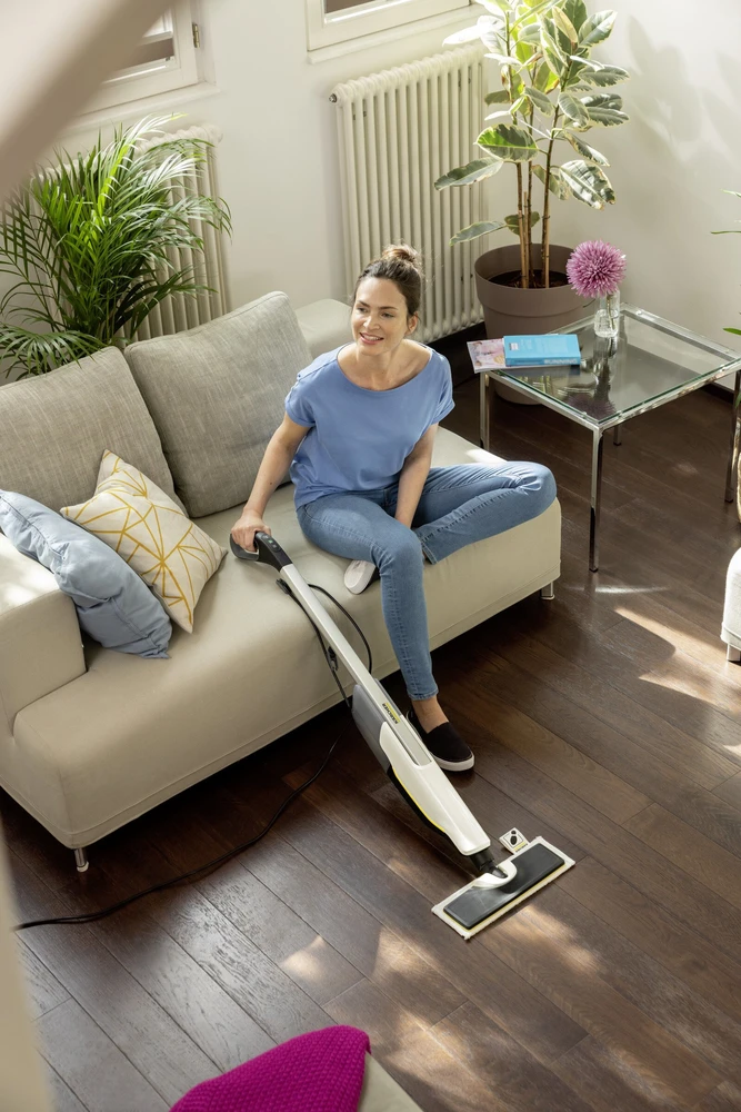 Kärcher KST 2 Upright steam cleaner 0.4 L 1600 W (1.513-590.0) Baltas, Juodas