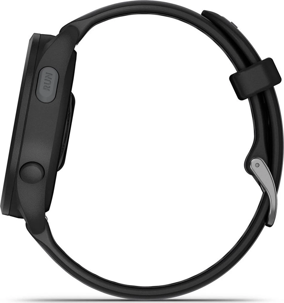 Išmanusis laikrodis Forerunner® 165 Music Juodos / pilkai melsvos spalvos