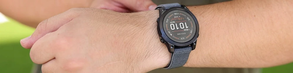 Garmin UltraFit Nylon Strap (22 mm), Amp Geltona