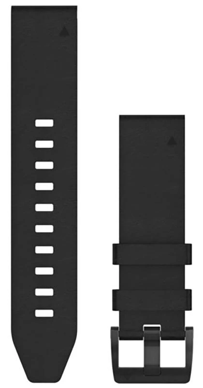 Išmaniojo laikrodžio Garmin greitai atsegamas odinis dirželis, Juodos spalvos, 22mm