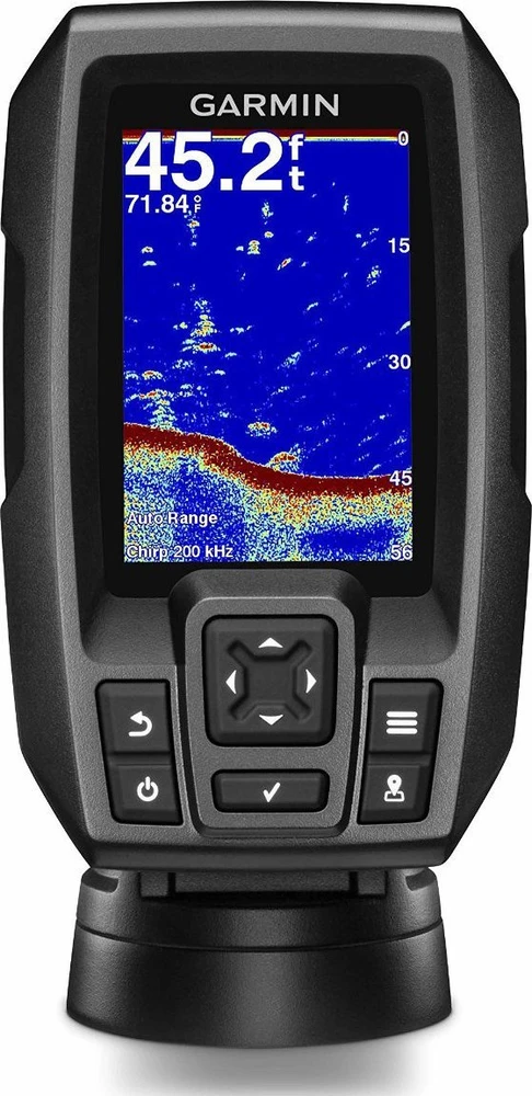 Garmin STRIKER 4 Žuvies ieškiklis su dviejų spindulių keitikliu