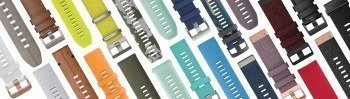 Išmaniojo laikrodžio Garmin greitai atsegamas, silikoninis dirželis, Rudos spalvos, 22mm