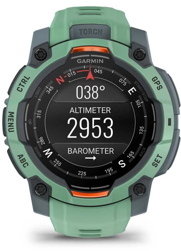 Išmanusis laikrodis Garmin Instinct 3 AMOLED 45 mm, Neotropinio dizaino su neotropinio dizaino dirželiu