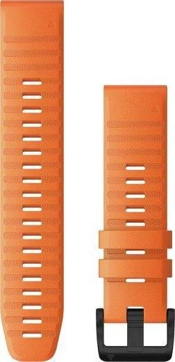 Išmaniojo laikrodžio Garmin greitai atsegamas, silikoninis dirželis, Oranžinės spalvos, 22mm