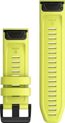 Išmaniojo laikrodžio Garmin greitai atsegamas, silikoninis dirželis, Salotinės spalvos, 26mm