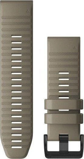 Išmaniojo laikrodžio Garmin greitai atsegamas odinis dirželis, Tamsaus akmens spalvos, 26mm