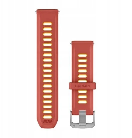 Garmin Quick Release Bands (20 mm), raudona, rožinė/mango