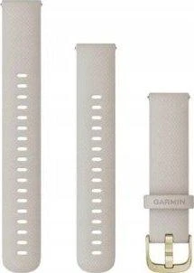 Išmaniojo laikrodžio Garmin Quick Release greitai atsegamas silikoninis dirželis, 18 mm, Smėlinės spalvos