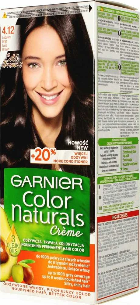 Garnier Color Naturals 4.12 Ledo ruda pakuotės vaizdas